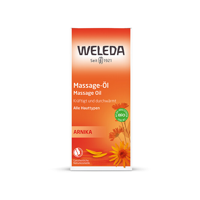 Weleda Massage oil with arnica 200ml kojų priežiūros priemonė