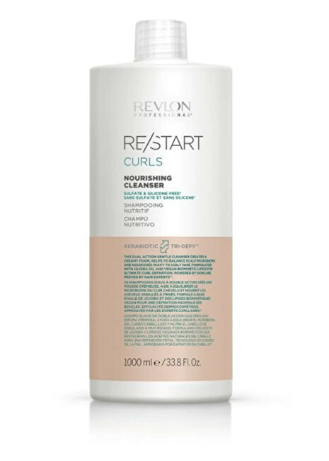 Revlon Professional Nourishing shampoo for curly and wavy hair Restart Curl s ( Nourish ing Clean ser) 250ml &scaron;ampūnas