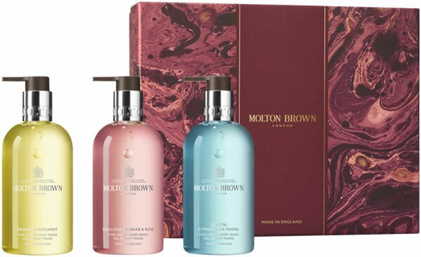 Molton Brown Floral & Aromatic Hand Care Collection liquid hand soap gift set Moterims