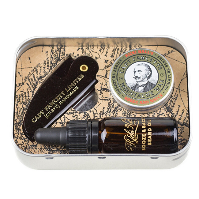 Captain Fawcett Ricki Hall&acute;s Booze & Baccy Gift Set Vyrams