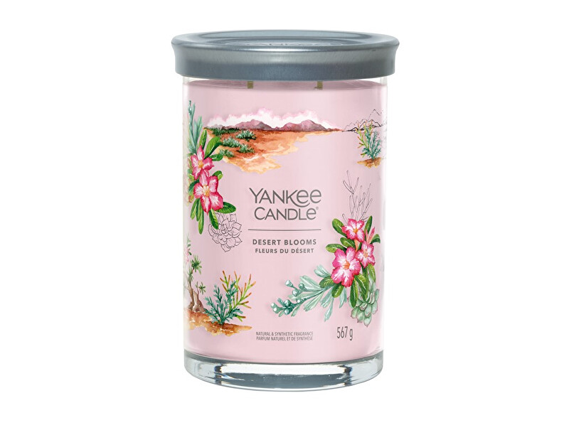 Yankee Candle Aromatic candle Signature tumbler large Desert Blooms 567 g Unisex