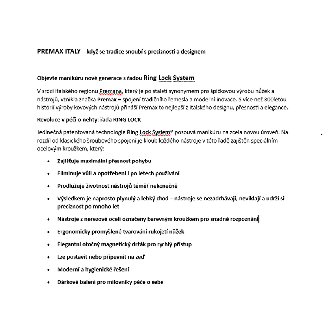 DuKaS Men&acute;s magnetic manicure set 3 pieces Ring Lock System PR 9331 Manikiūro priemonė