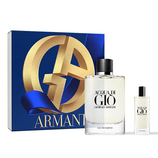 Giorgio Armani Acqua Di Gio Pour Homme - EDP 125 ml (plnitelná) + EDP 15 ml 125ml Acqua Di Gio Pour Homme - EDP 125 ml (plnitelná) + EDP 15 ml Unisex Rinkinys Giorgio Armani Acqua Di Gio Pour Homme - EDP 125 ml (plnitelná) + EDP 15 ml 125ml Acqua Di Gio Pour Homme - EDP 125 ml (plnitelná) + EDP 15 ml Unisex Rinkinys