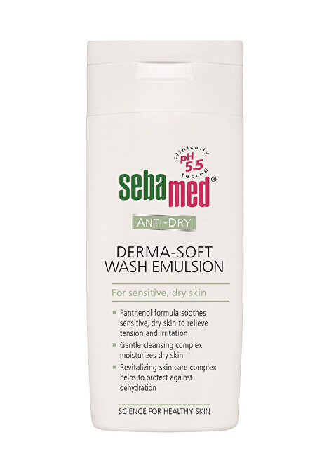 SebaMed Wash lotion with phytosterols Anti-Dry (Derma-Soft Wash Emulsion) 200 ml 200ml Moterims