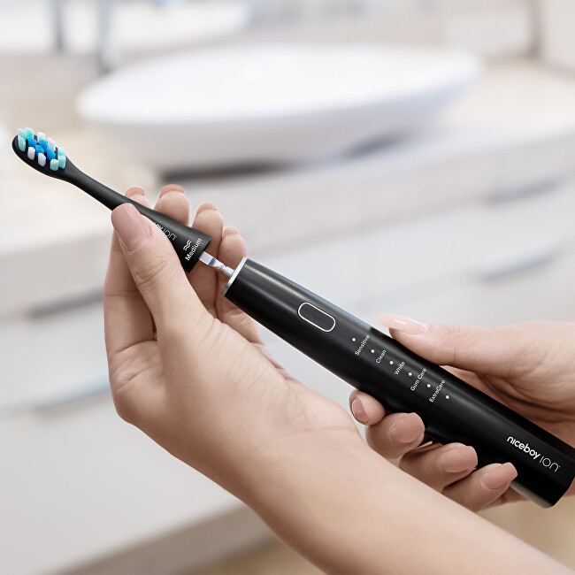 Niceboy ION Sonic Black sonic toothbrush dantų &scaron;epetėlis