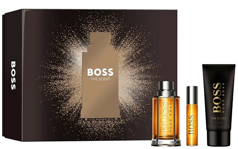 Hugo Boss Boss The Scent - EDT 100 ml + sprchov&yacute; gel 100 ml + EDT 10 ml 100ml Boss The Scent - EDT 100 ml + sprchov&yacute; gel 100 ml + EDT 10 ml Kvepalai Vyrams Rinkinys