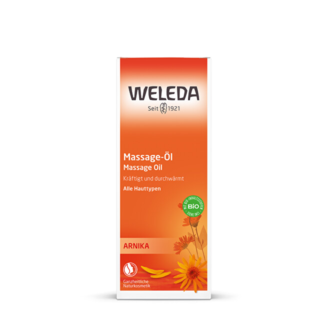 Weleda Massage oil with arnica 200ml kojų priežiūros priemonė