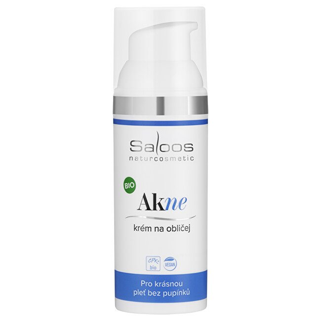 Saloos Natural acne cream Drėkinamasis veido kremas Moterims