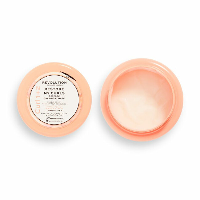 Revolution Haircare Night mask for curly and wavy hair Restore My Curl s (Overnight Mask) 220 ml 220ml atstatomoji plaukų priežiūros priemonė