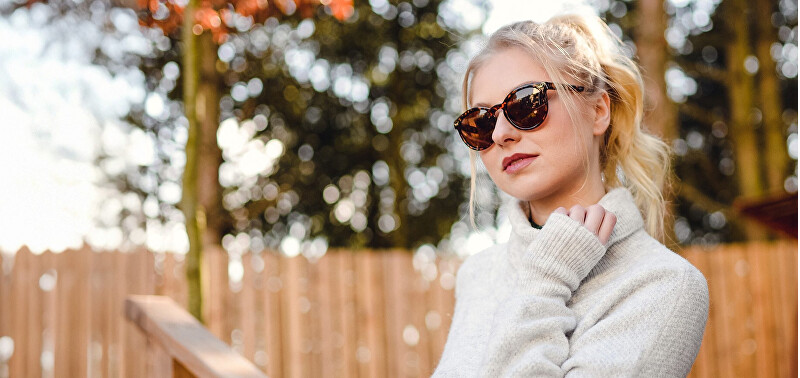 Vuch D&aacute;msk&eacute; polarizačn&iacute; slunečn&iacute; br&yacute;le Foxy Design Brown akiniai nuo saulės