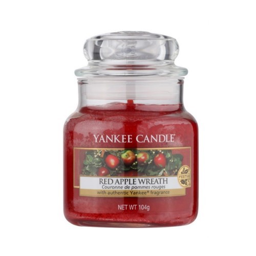 Yankee Candle Fragrant Candle Classic small (Red Apple Wreath) 104 g Unisex