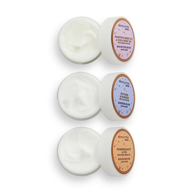 Revolution Haircare Winter Fruit Mini Hair Mask Gift Set atstatomoji plaukų priežiūros priemonė