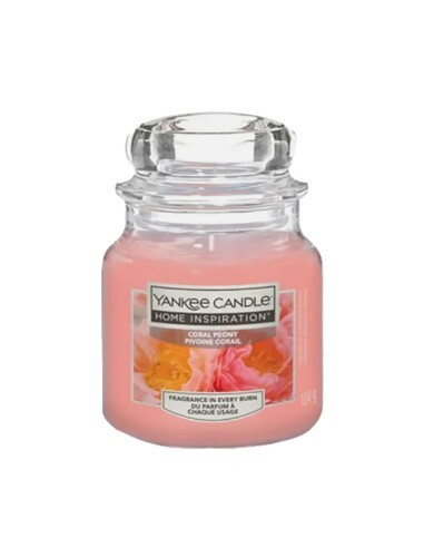 Yankee Candle Home Inspiration small scented candle Coral Peony Kvepianti žvakė Unisex