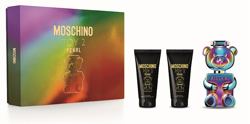 Moschino Toy 2 Pearl - EDP 50 ml + tělov&eacute; ml&eacute;ko 50 ml + sprchov&yacute; gel 50 ml 50ml Toy 2 Pearl - EDP 50 ml + tělov&eacute; ml&eacute;ko 50 ml + sprchov&yacute; gel 50 ml Moterims Rinkinys