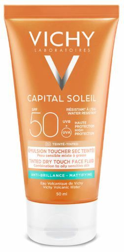 Vichy Matting BB krém SPF 50 Capital Soleil (Tinted Mattifying Face Fluid Dry Touch) 50 ml 50ml Moterims