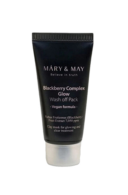 MARY & MAY Face mask Blackberry Complex Glow Wash Off Pack 30 g Moterims