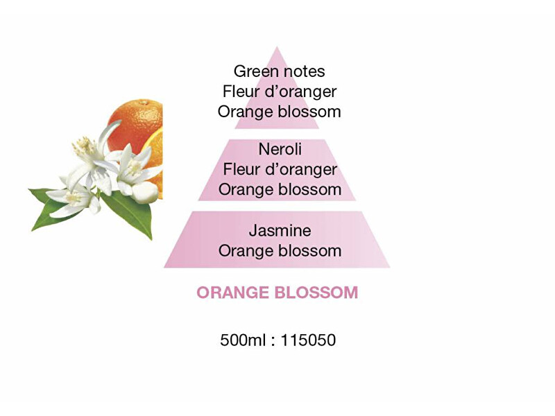 Maison Berger Paris Catalytic lamp refill Orange blossom Orange blossom (Lampe Recharge/Refill) 500 ml 500ml namų kvapas