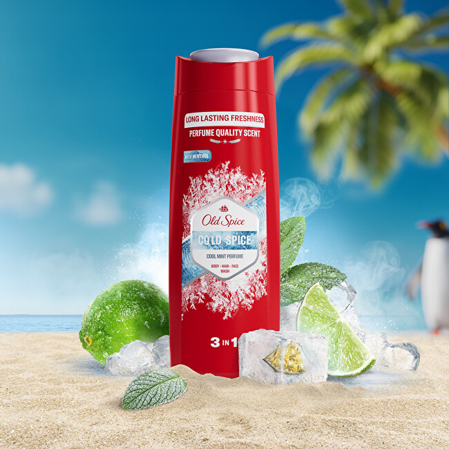 Old Spice Cold Spice Body, Hair, Face Wash Shower Gel 1000ml &scaron;ampūnas