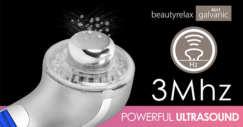 BeautyRelax Galvanic skin iron 4 in 1 with photon therapy BR-1150W vietinės priežiūros priemonė