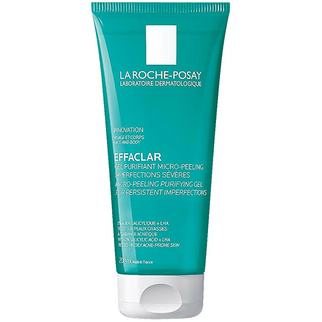 La Roche Posay Peeling for oily and problematic skin Effaclar (Micro-Peeling Purifying Gel) 200ml vietinės priežiūros priemonė