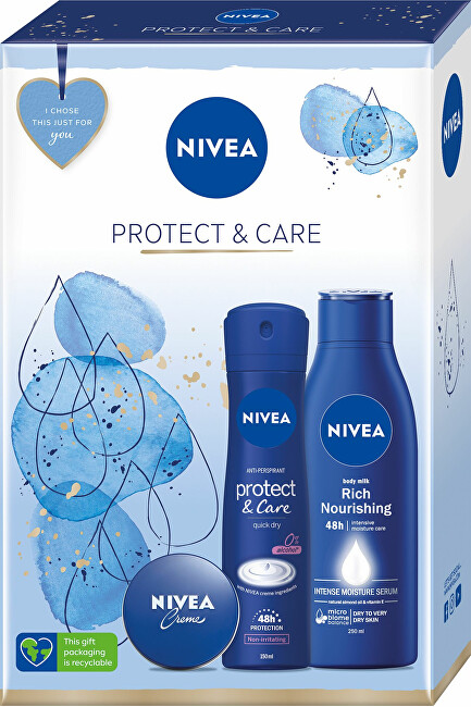 Nivea Gift packaging with unique nourishing care Moterims