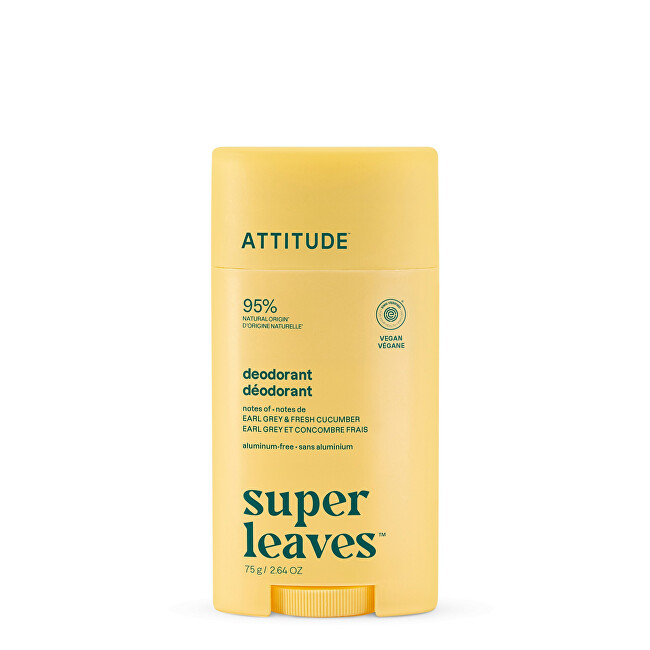 Attitude Natural deodorant Super leaves Earl Grey & Cucumber 75 g Moterims