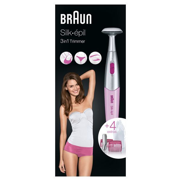 Braun 3-in-1 Hair Trimmer Silk-&eacute;pil FG1100 Pink kosmetinis prietaisas