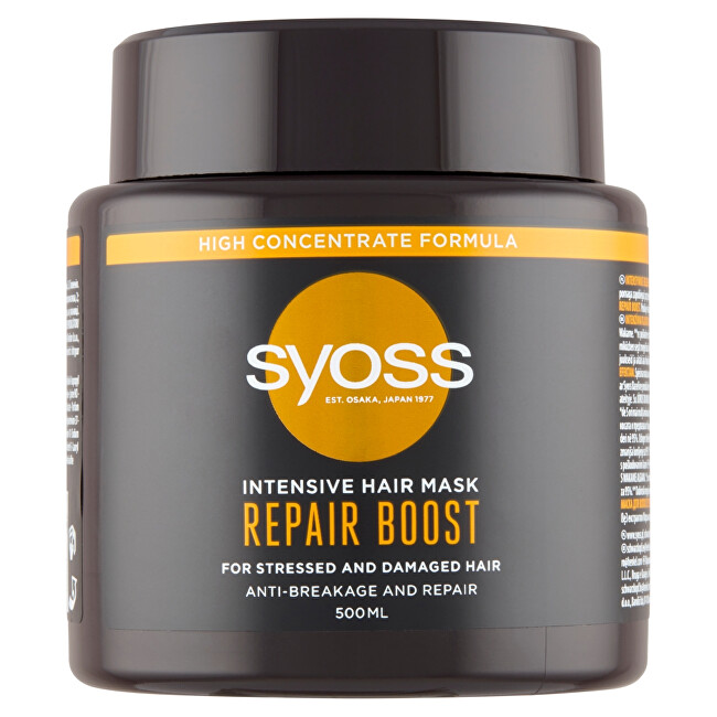 Syoss Intensive hair mask Repair Boost 500 ml 500ml Moterims