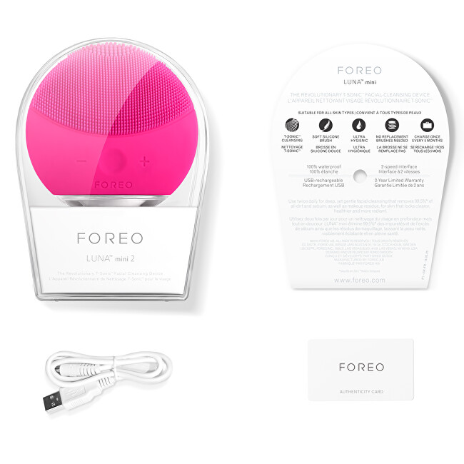 Foreo LUNA Mini 2 Sonic face brush Aquamarine veido valymo prietaisas
