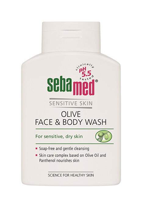 SebaMed Wash lotion with olive oil on the face and body Classic(Olive Face & Body Wash) 200 ml 200ml