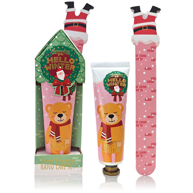 Accentra Hello Winter Hand Care Gift Set with File Moterims