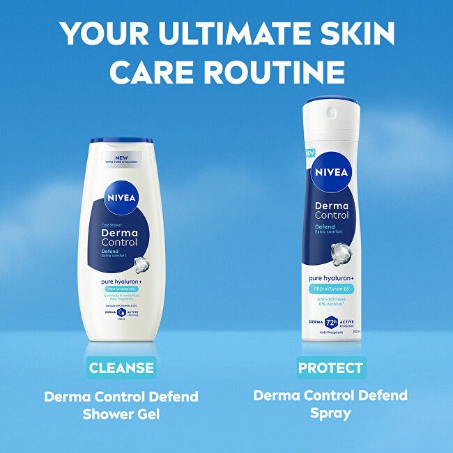 Nivea Antiperspirant spray Derma Control Defend (Antiperspirant) 150 ml 150ml dezodorantas