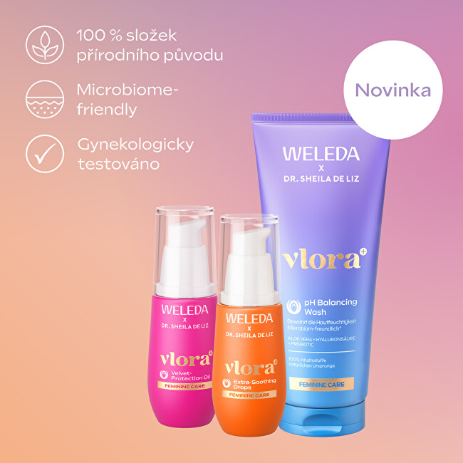 Weleda Vlora+ Ph Balancing Wash Gel for Intimate Hygiene 200 ml 200ml intymios higienos priežiūra