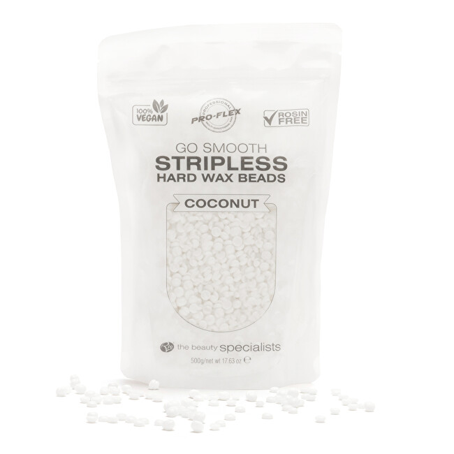 Rio-Beauty Depilatory wax beads Coconut Stripless Hard Wax Beads 5x priemonės depiliacijai