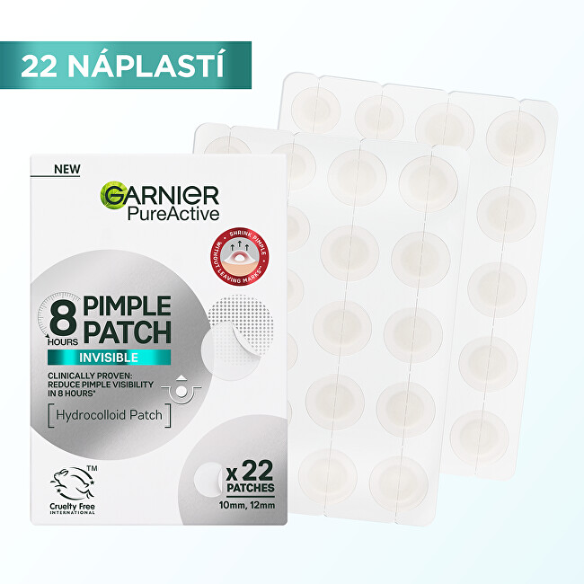 Garnier Hydrocolloid patches for skin imperfections Pure Active (Pimple Patch) 22 pcs vietinės priežiūros priemonė