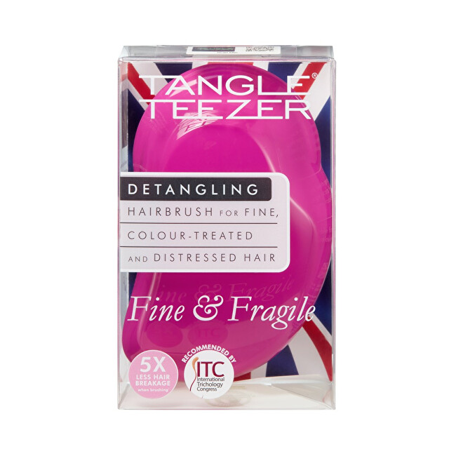 Tangle Teezer Fine & Fragile Berry Bright professional hair brush plaukų &scaron;epetys