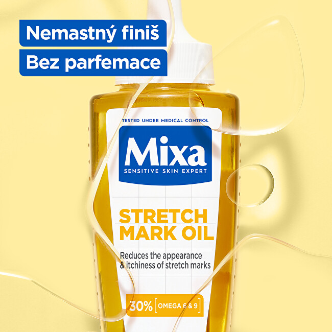Mixa Oil against stretch marks (Stretch Mark Oil) 100 ml 100ml priemonė celiulitui ir strijoms
