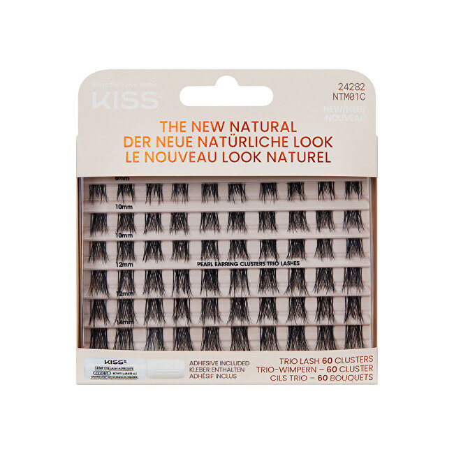Kiss The New Natural Trio Multi False Eyelashes blakstienų tu&scaron;as