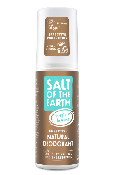 Salt Of The Earth Natural deodorant spray with ginger and jasmine Ginger + Jasmine ( Natura l Deodorant) 100 ml 100ml dezodorantas
