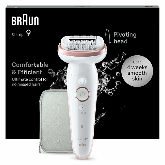 Braun Epilator Silk&middot;&eacute;pil 9 9-000 White/Pink Moterims