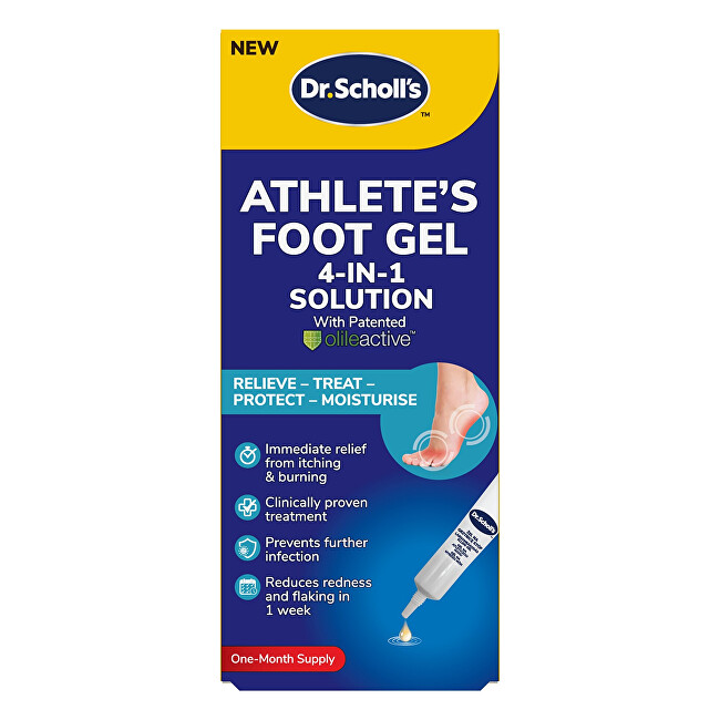 Scholl Athlete's Foot 4in1 Gel 10 ml 10ml kojų priežiūros priemonė