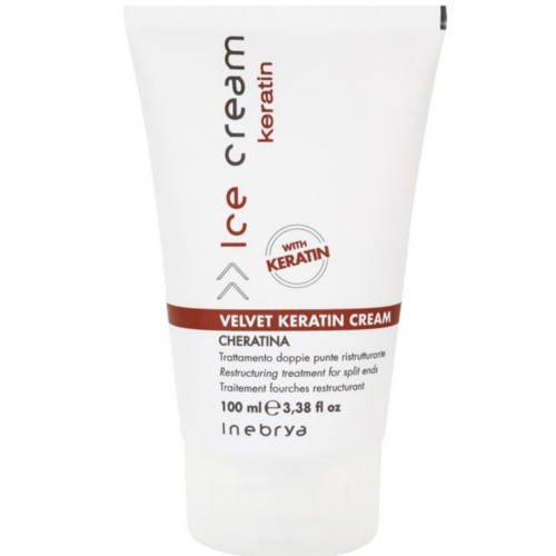 Inebrya Restructuring Cream for Fragrances of Hair Ice Cream Keratin (Velvet Keratin Cream) 100 ml 100ml Moterims