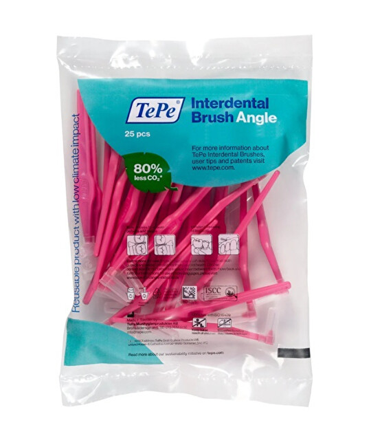 TePe Interdental brushes Angle 0.4 mm pink 25 pcs Unisex
