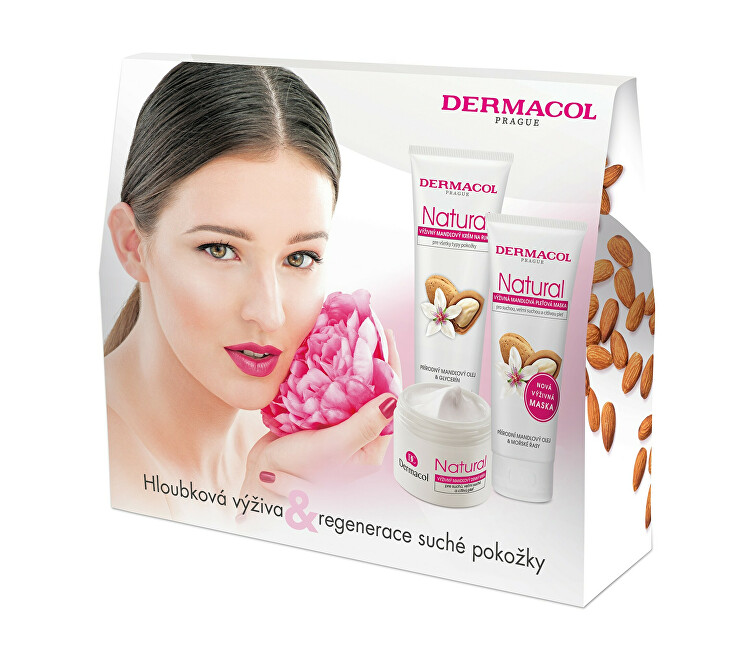 Dermacol Natura l II dry skin care gift set. Moterims