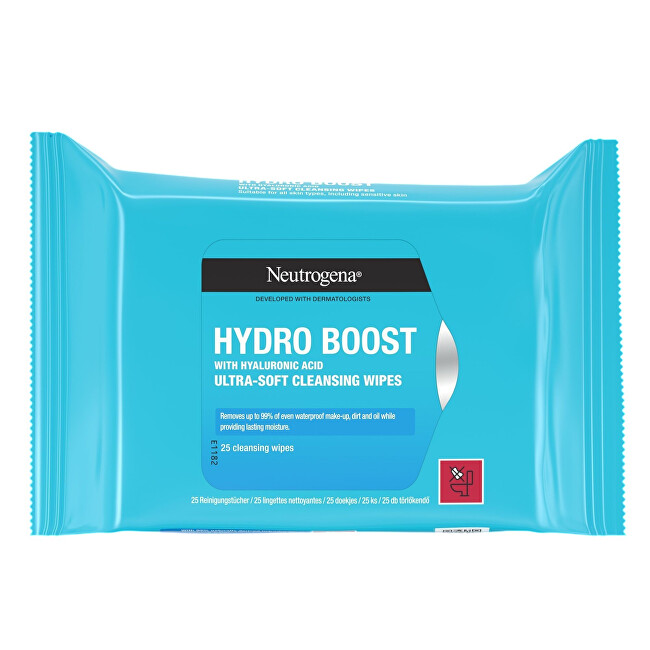 Neutrogena Ultra-soft Cleansing Wipes 25 pcs. makiažo valiklis