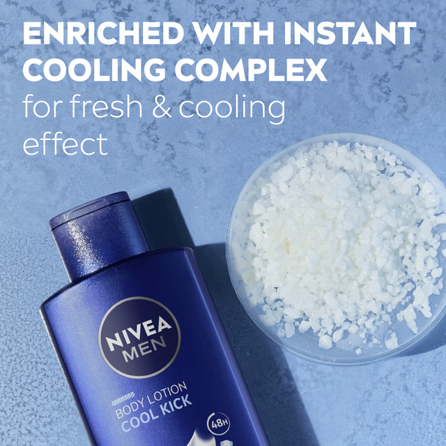 Nivea Cool Kick Body Lotion for Men 400 ml 400ml Vyrams