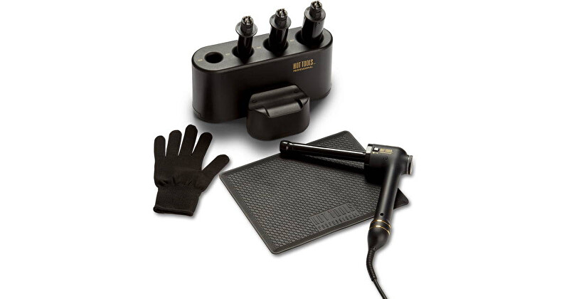Hot Tools NOVINKA! CurlBar Set Black Gold plaukų garbanų formavimo įrankis