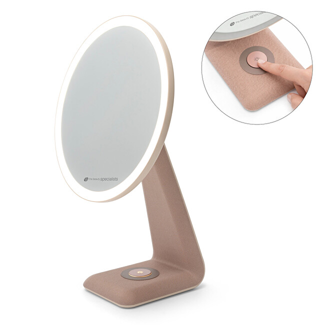 Rio-Beauty Tabletop cosmetic mirror with LED lighting veidrodis