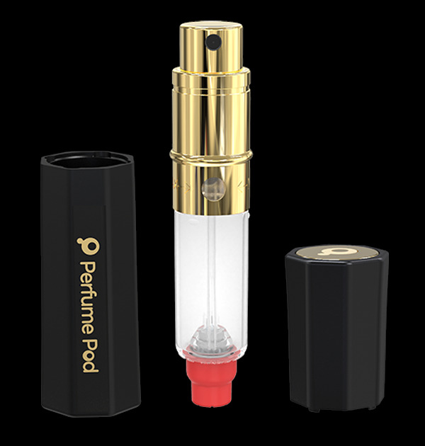 Travalo Pod Flora - plniteln&yacute; flakon 5 ml (čern&yacute;) 5ml Kvepalai Unisex