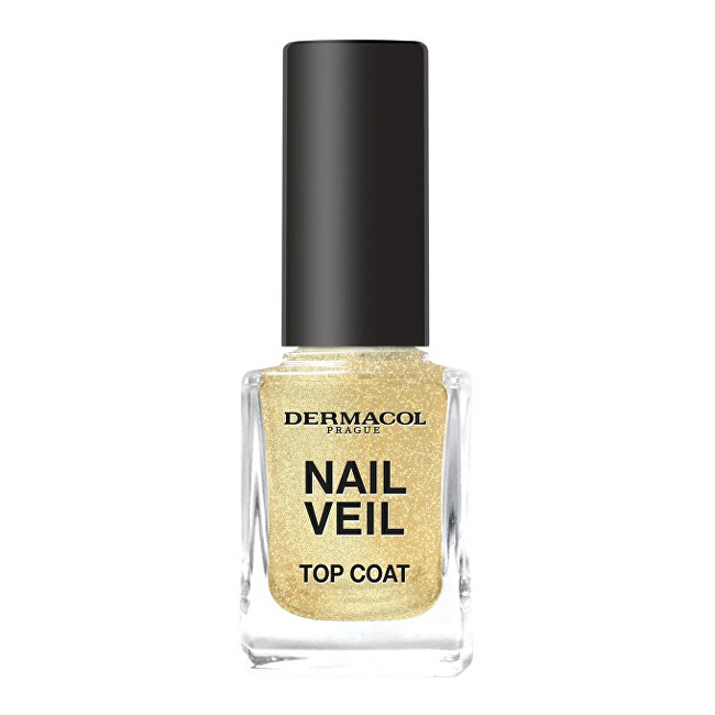 Dermacol Nail polish Sparkling Beach Nail Veil (Top Coat) 11 ml 11ml nagų lakas